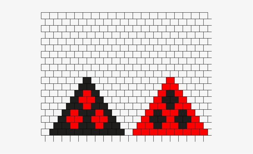 Harley Quinn Cat Ears Bead Pattern - Bruges, transparent png #1497024
