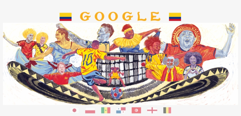 Show Headers - Google Doodles World Cup 2018, transparent png #1497204