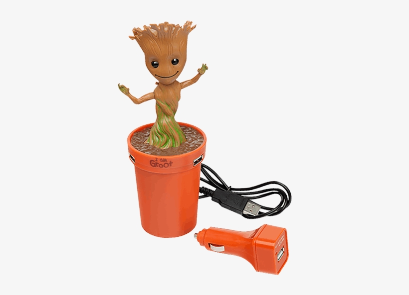 Guardians Of The Galaxy - Carregador Groot, transparent png #1497721