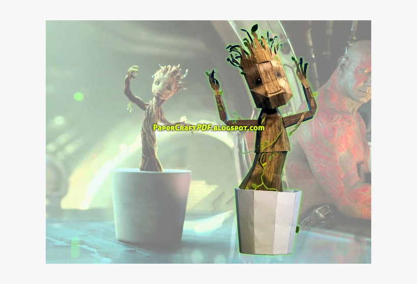 Download Free Paper Craft Pdf Templates Online Free - Groot Guardians Of The Galaxy Wearable Arts, transparent png #1497823
