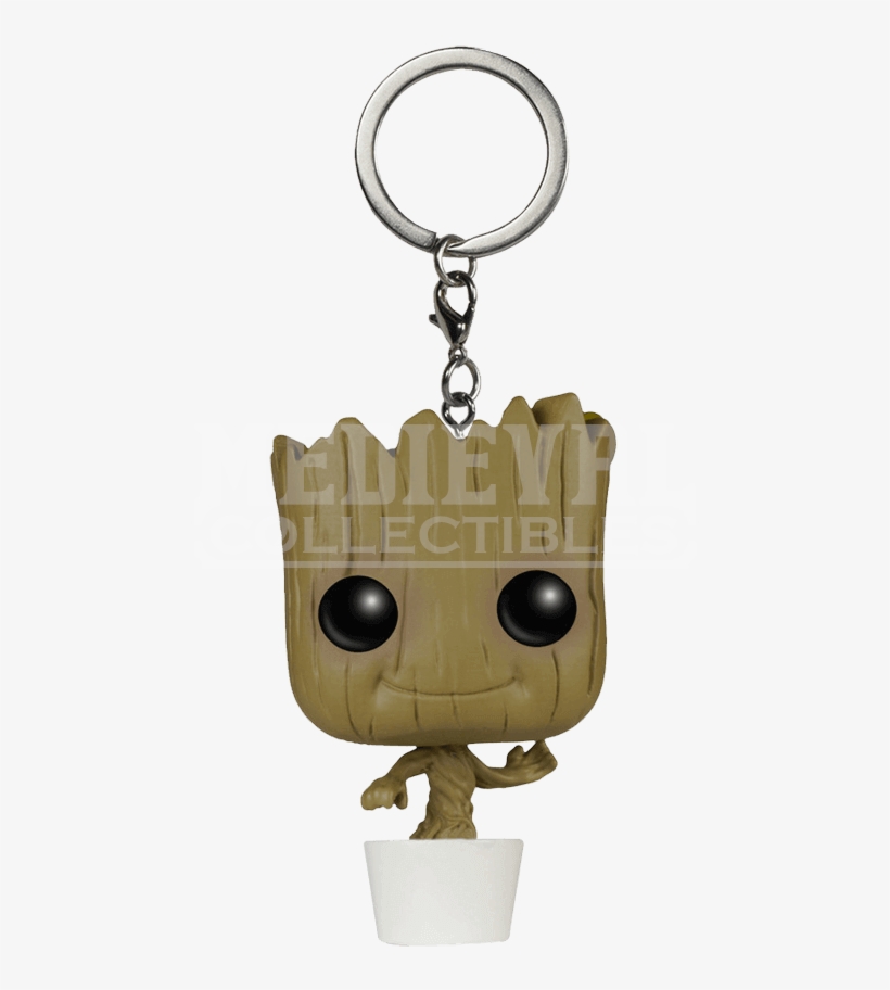 Baby Groot Pocket Pop Bobblehead Keychain - Pop Funko Keychain Groot, transparent png #1497847