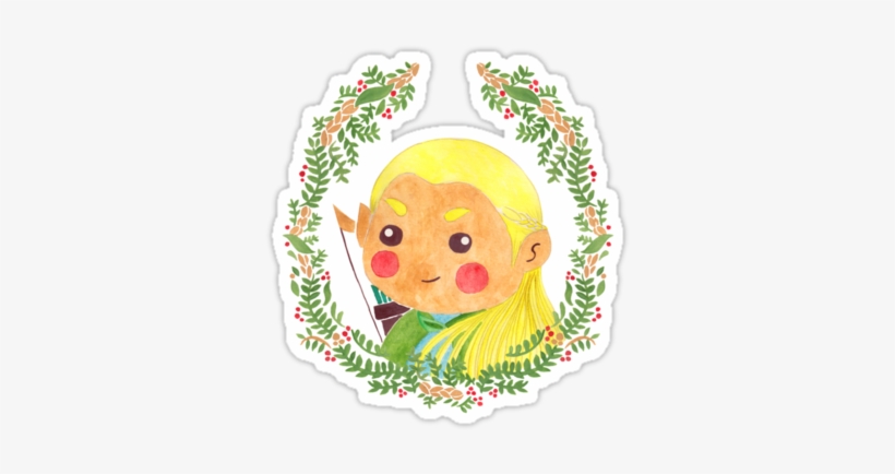 Legolas Illustration Printed On Merchandise Illustration - Illustration, transparent png #1497982