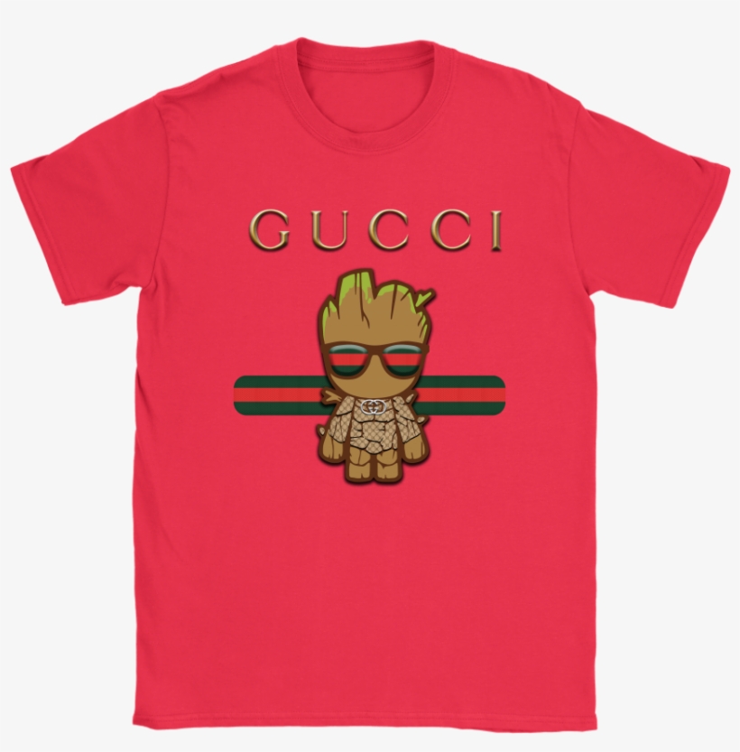 Gucci Guardians Of The Galaxy Baby Groot Shirts - Animal Gucci T Shirt, transparent png #1498024