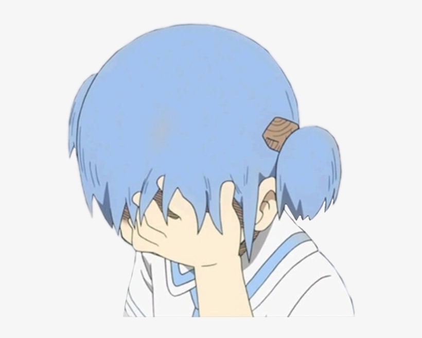 Facepalming Anime Character, transparent png #1498118