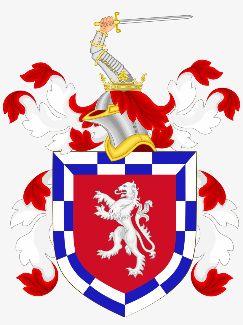 Coat Of Arms Of William "bigfoot" Wallace - Gallatin Coat Of Arms, transparent png #1498166