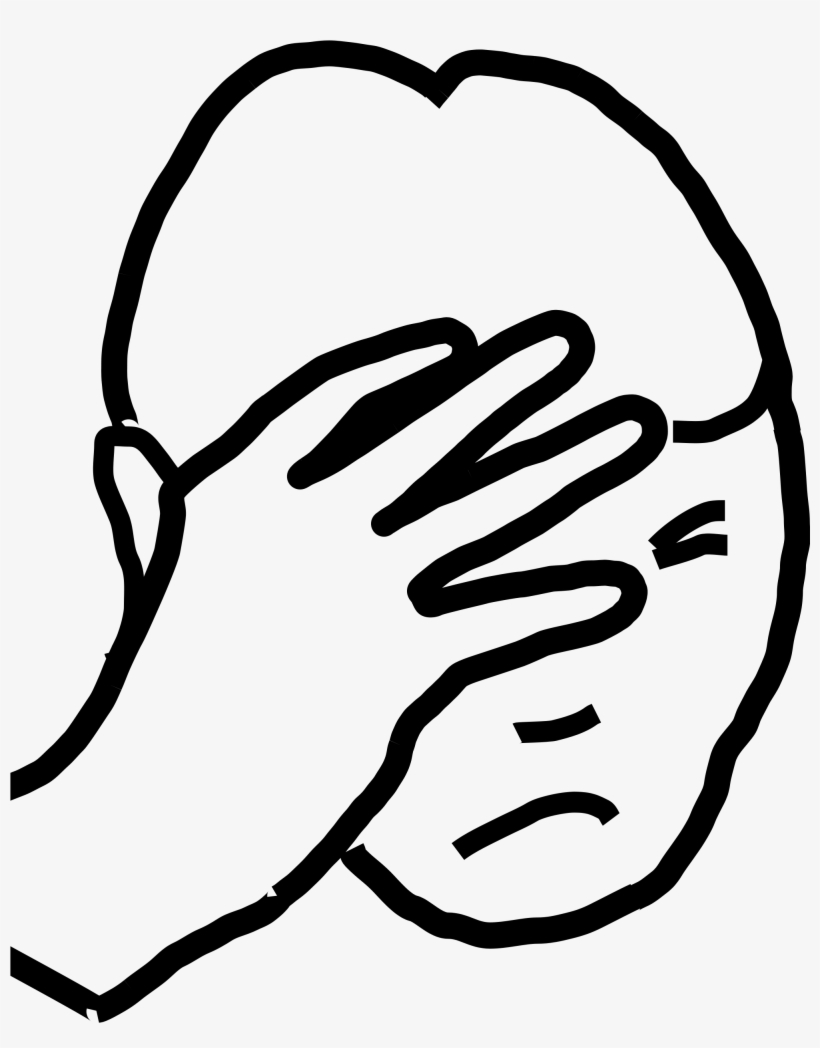 Open - Facepalm Meme Svg, transparent png #1498514