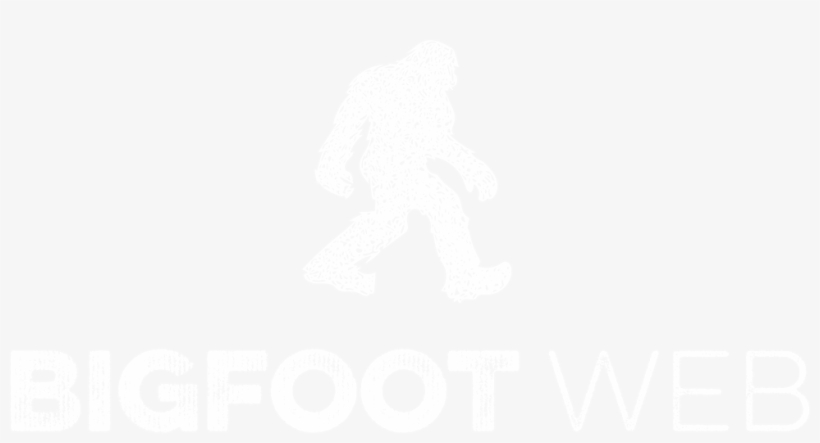 Bigfoot Logo-white, transparent png #1498742