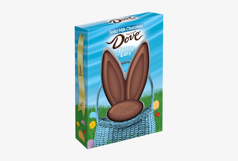 Dove Solid Milk Chocolate Bunny Ears - Chocolate Bunny, transparent png #1498819