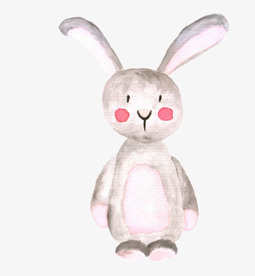 Stay Cute Rabbit Illustration Cartoon Decorative - Illustration, transparent png #1498872