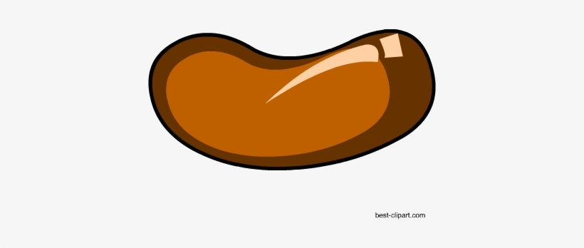 Free Brown Jelly Bean Clip Art - Easter, transparent png #1498957