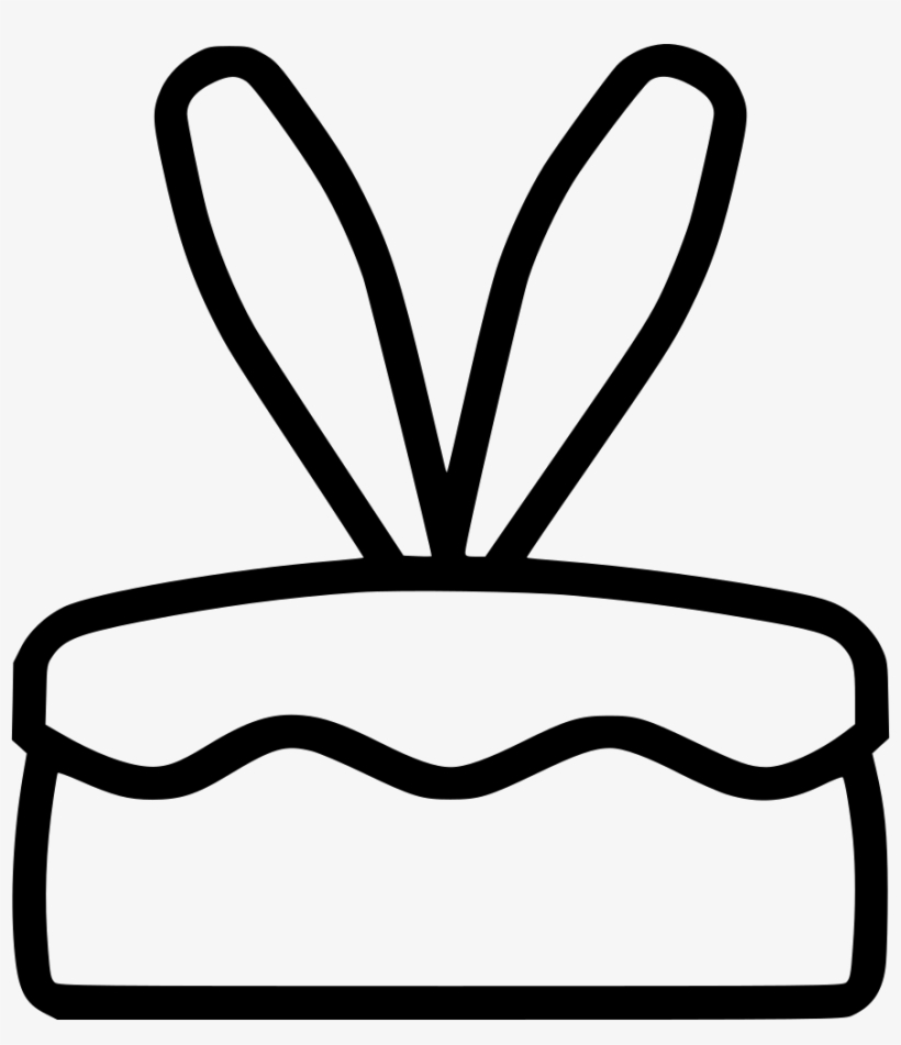Cake Bunny Ears Rabbit Dessert Comments, transparent png #1499002