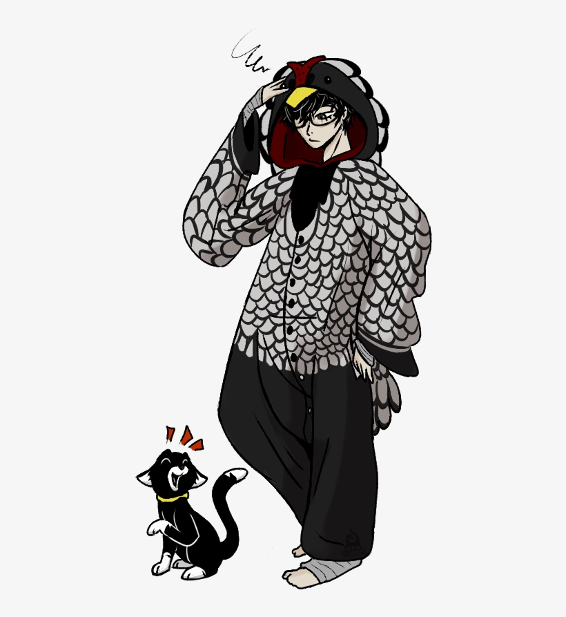 [2woh] Persona 5 Protag Kigurumi - Word, transparent png #1499165