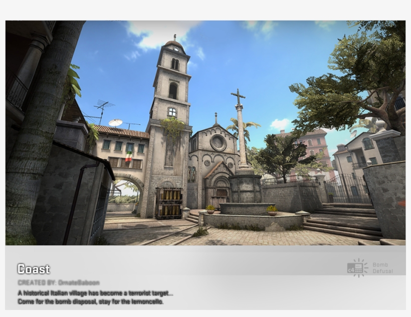 Csgo Coast Map, transparent png #1499222