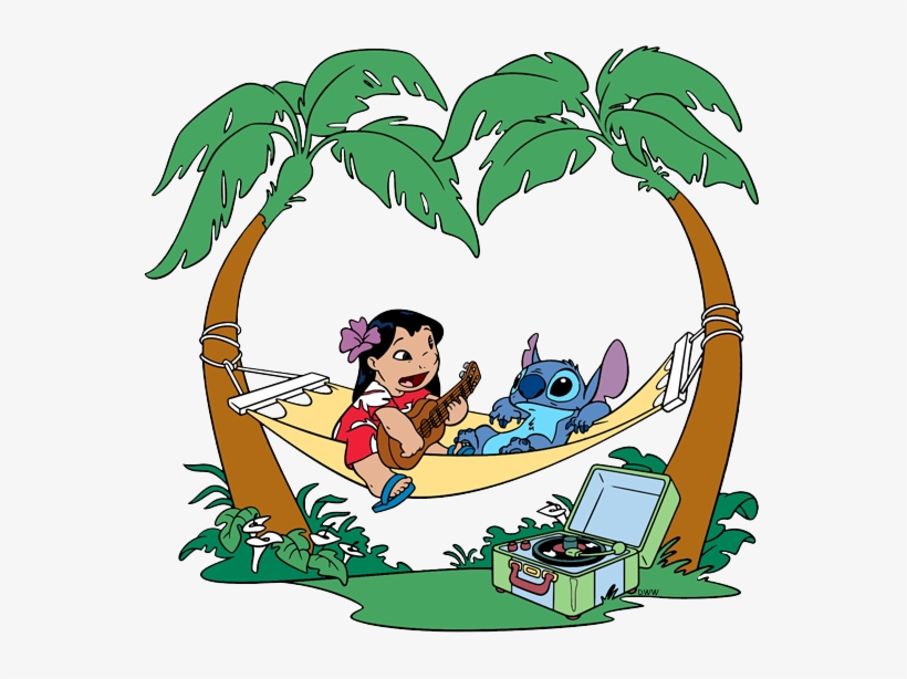 Nani Surfing Lilo, Stitch On Hamac - Lilo And Stitch, transparent png #1499258