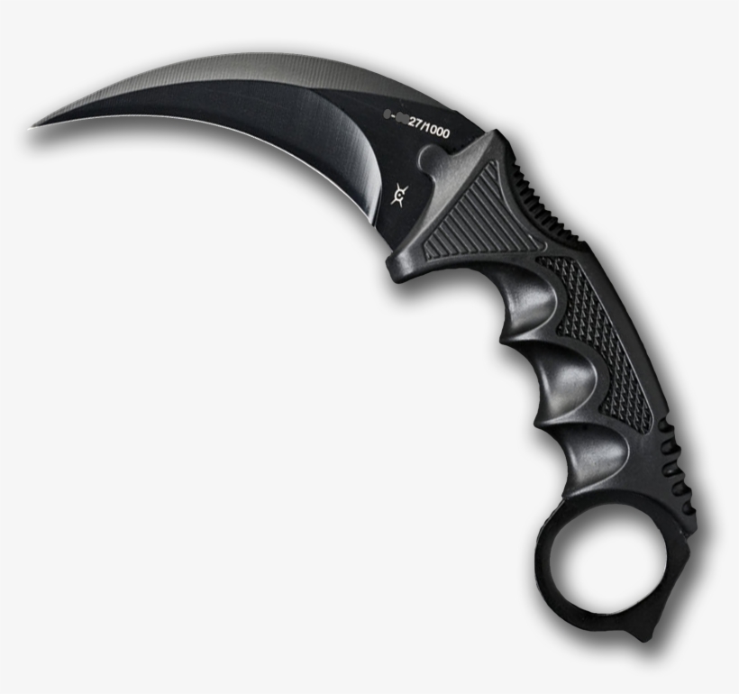 Fadecase Karambit Classic Knife Night Fadecase Skins - Night Knife, transparent png #1499466
