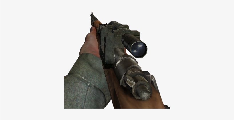 Kar98k Scoped Cod - Call Of Duty Kar98k, transparent png #1499680