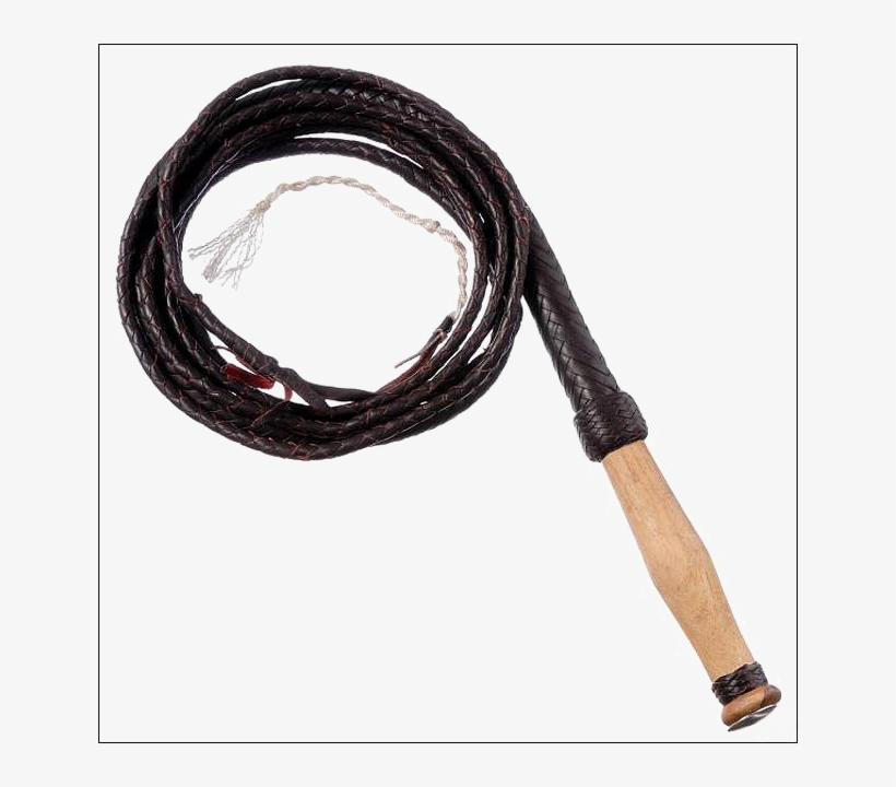 Whip Png Image Background - 12ft Tough-1 Swivel Wood Handle Hand Braided Leather, transparent png #1499769