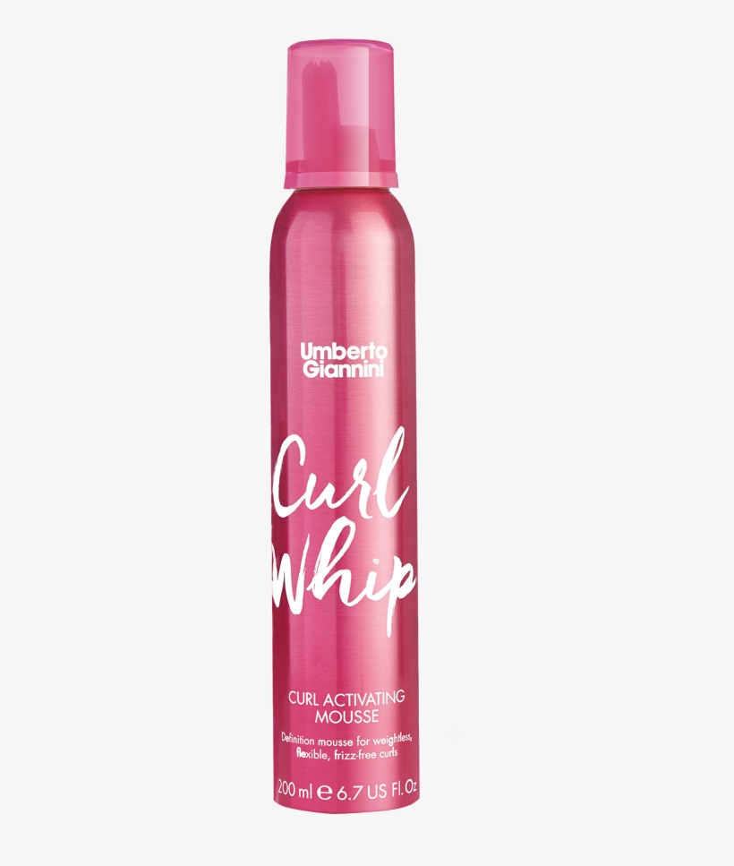 Curl Whip Curl Activating Vegan Mousse - Umberto Giannini Curl Whip Curls/waves Activating Mousse, transparent png #1499900