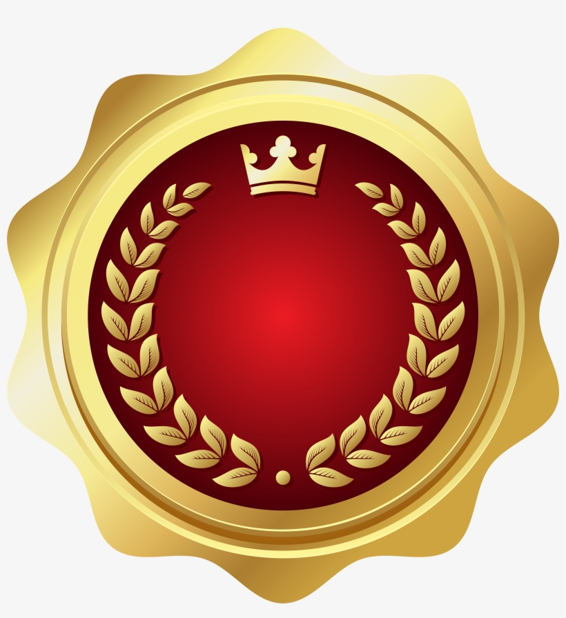 Seal Badge Red Png Transparent Clip Art - Badge Seal Png, transparent png #150076