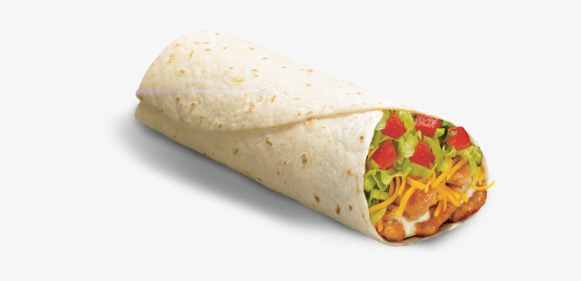 File - Burrito - Del Taco Spicy Chicken Burrito, transparent png #150274