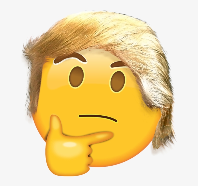 Trump Think, Trump Thonk - Emoji Hmm, transparent png #150383