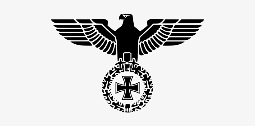 Nazi Eagle Png Image Royalty Free Download - Ww2 German Eagle Stencil, transparent png #150539
