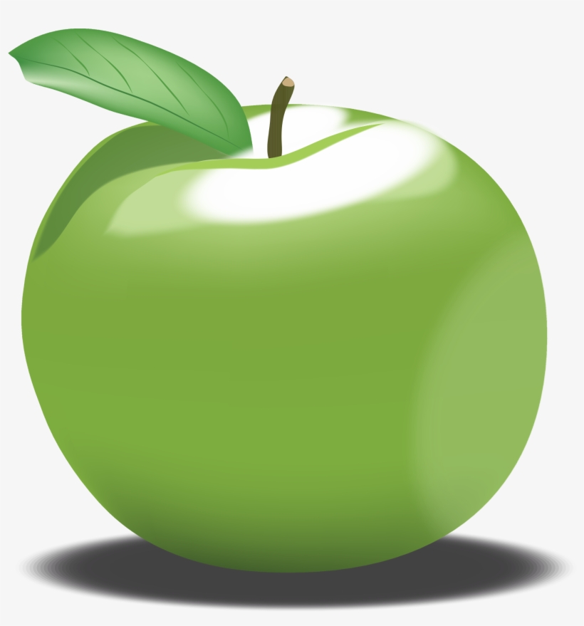 Apple Fruit Clipart Big Fruit - Green Apples Clip Art, transparent png #150542