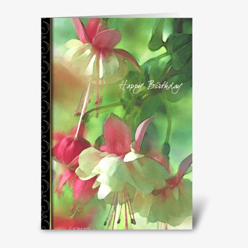 Spring Blossoms Birthday Card Greeting Card - Blossoms-missing You Greeting Card, transparent png #150618