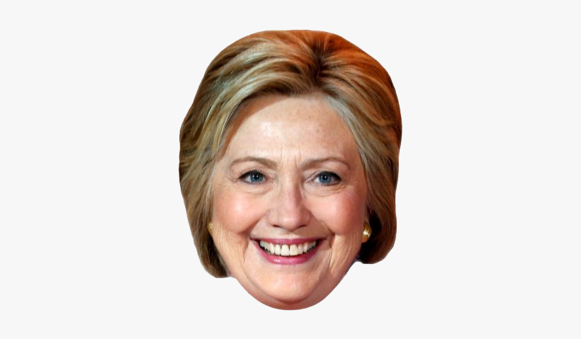 The Ways Clinton Or Trump Can Win The Election - Hillary Clinton Head Transparent, transparent png #150671
