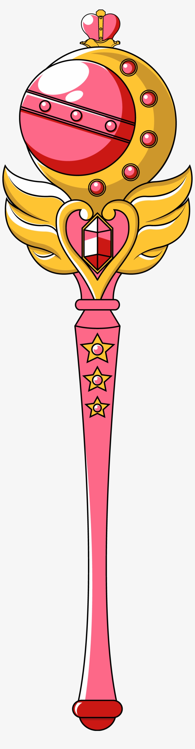 Images For Anime Fantasy Art - Sailor Moon Wand Png, transparent png #150768