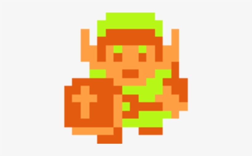 The Legend Of Zelda - Jakks Pacific Nintendo 2.5 Inch 8 Bit Link, transparent png #150979