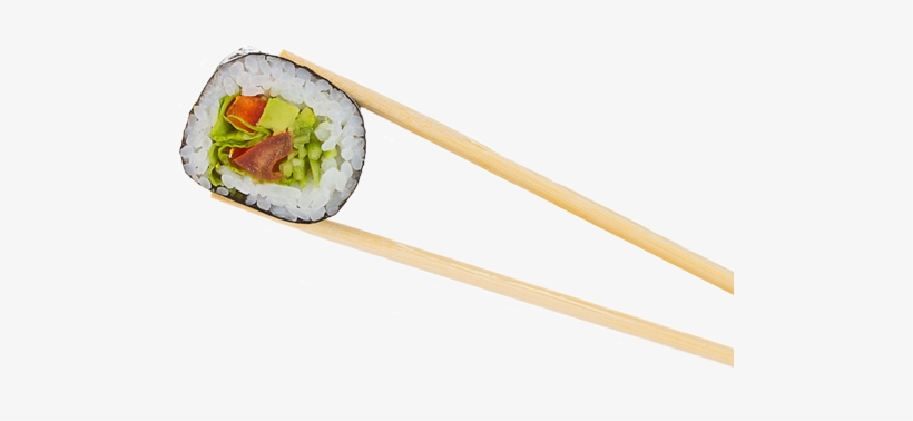 Sushi Transparent Chopstick - Chopsticks With Sushi Png, transparent png #151047