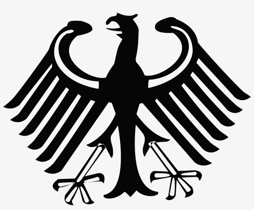 Nazi Eagle Png - Black Eagle Germany Logo, transparent png #151052