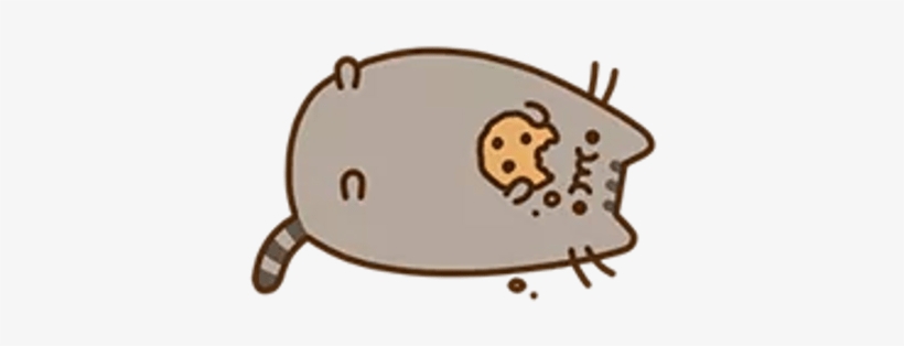 Pusheen Eating Cookie - Pusheen Transparent Png, transparent png #151723