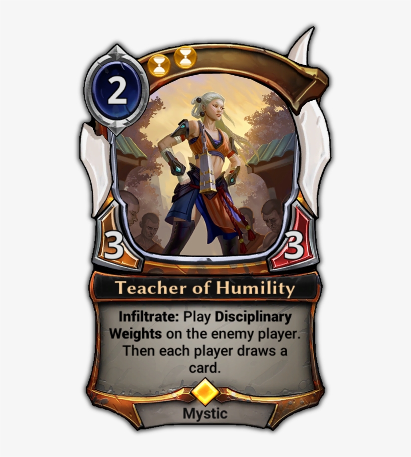 Teacher Of Humility - Eternal Card Game Sentinel, transparent png #151820
