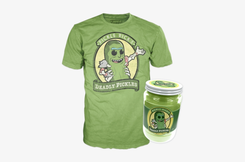 Funko Pop Tee Pickle Rick - Pickle Rick Funko Tee, transparent png #152023