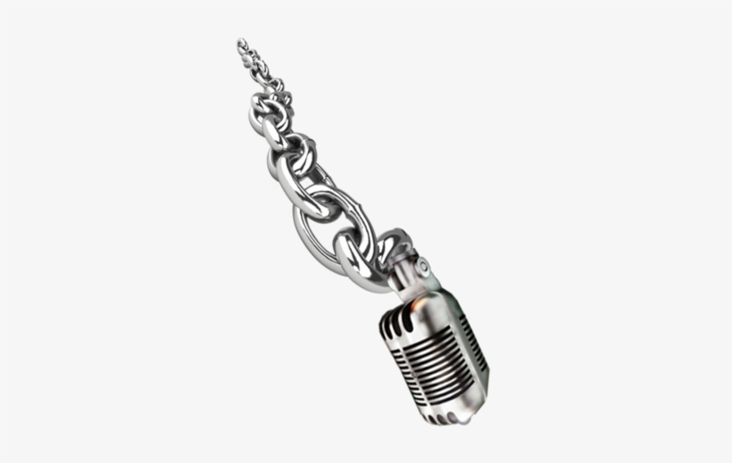 Chained Microphone - Chain Links Clip Art, transparent png #152245