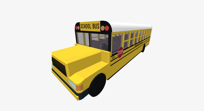 Schoolbus - Roblox Ultimate Driving School Bus, transparent png #152533