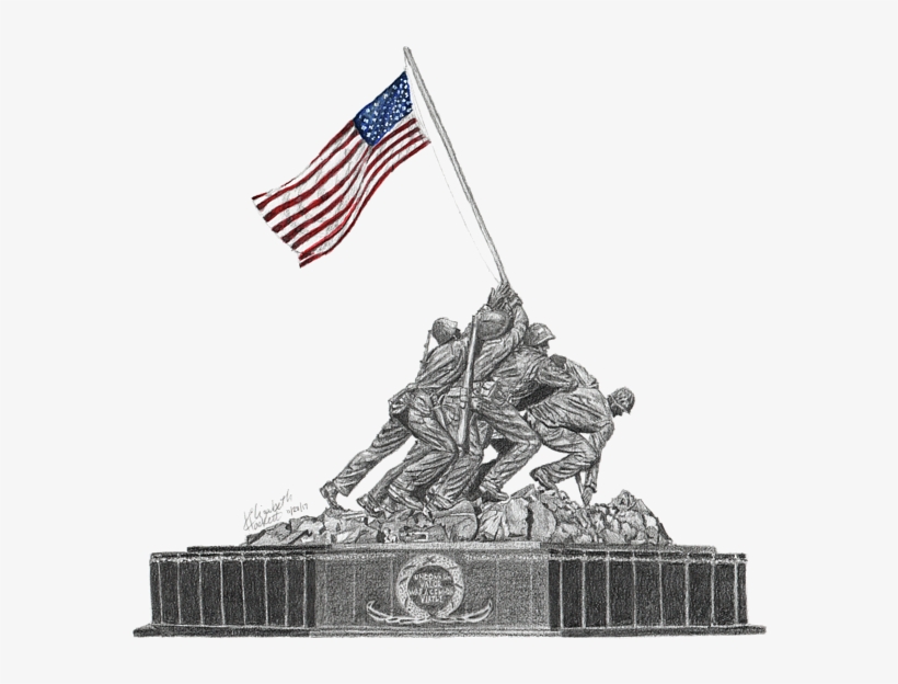 Bleed Area May Not Be Visible - Marine Corps War Memorial, transparent png #152712