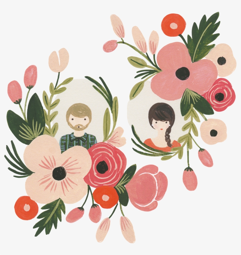 Brooke & Kyle - Rifle Paper Co Clipart, transparent png #152781