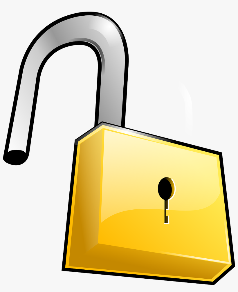 Open Lock Clip Art At Clker Locks Clip Art Free Transparent PNG Download PNGkey