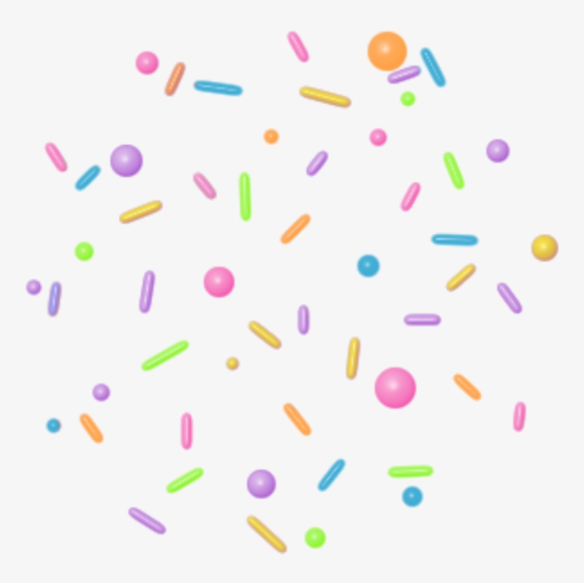 Easter Cake Sprinkles Freetoedit - Cake, transparent png #153113