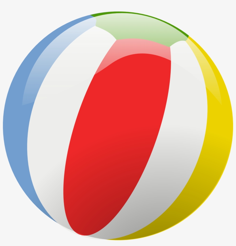 Beach Ball - Beach Ball Clipart Transparent, transparent png #153180