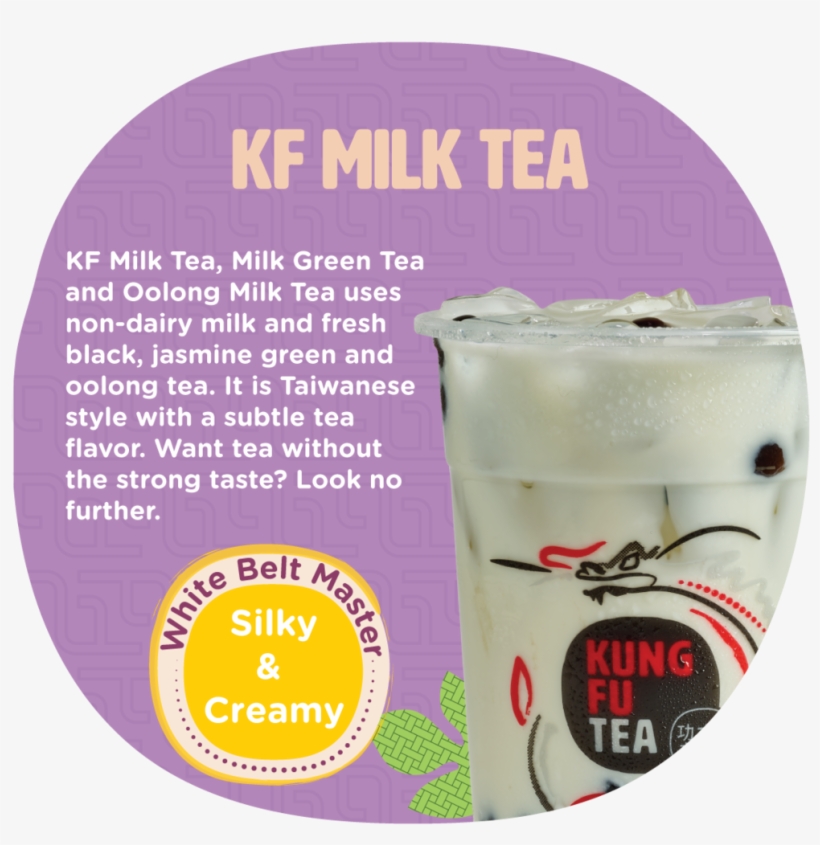 Kf Milk Tea Back - Kung Fu Tea - Free Transparent PNG Download - PNGkey