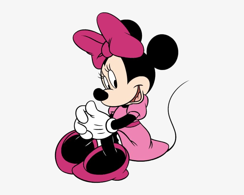 Free Icons Png - Minnie Mouse Sitting Down, transparent png #153328