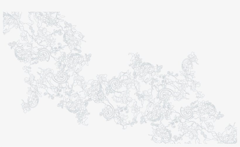 White Lace Png Svg Black And White - Doodle, transparent png #153352