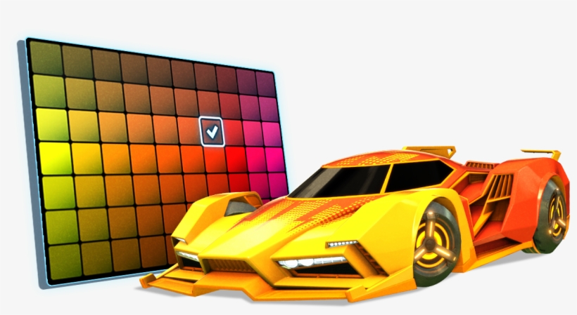 Also, Our Larger Primary Color Palette Gives Players - Orange Samurai Rocket League, transparent png #153420