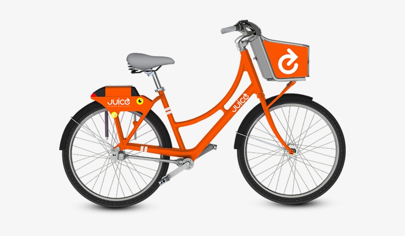 Socialbicycles Bike - Orange Bike Rental, transparent png #153421