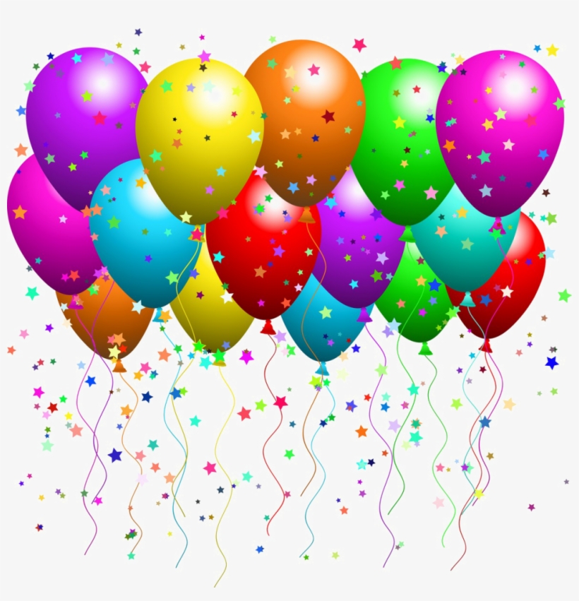 Celebration Png Picture - Party Balloons Shower Curtain, transparent png #153443