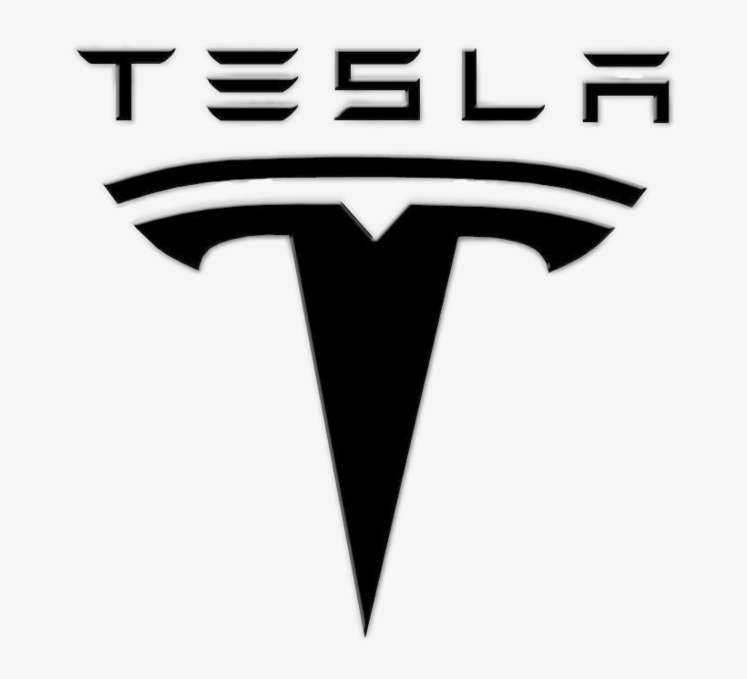 Tesla Logo Png - Tesla Logo Black And White, transparent png #153549